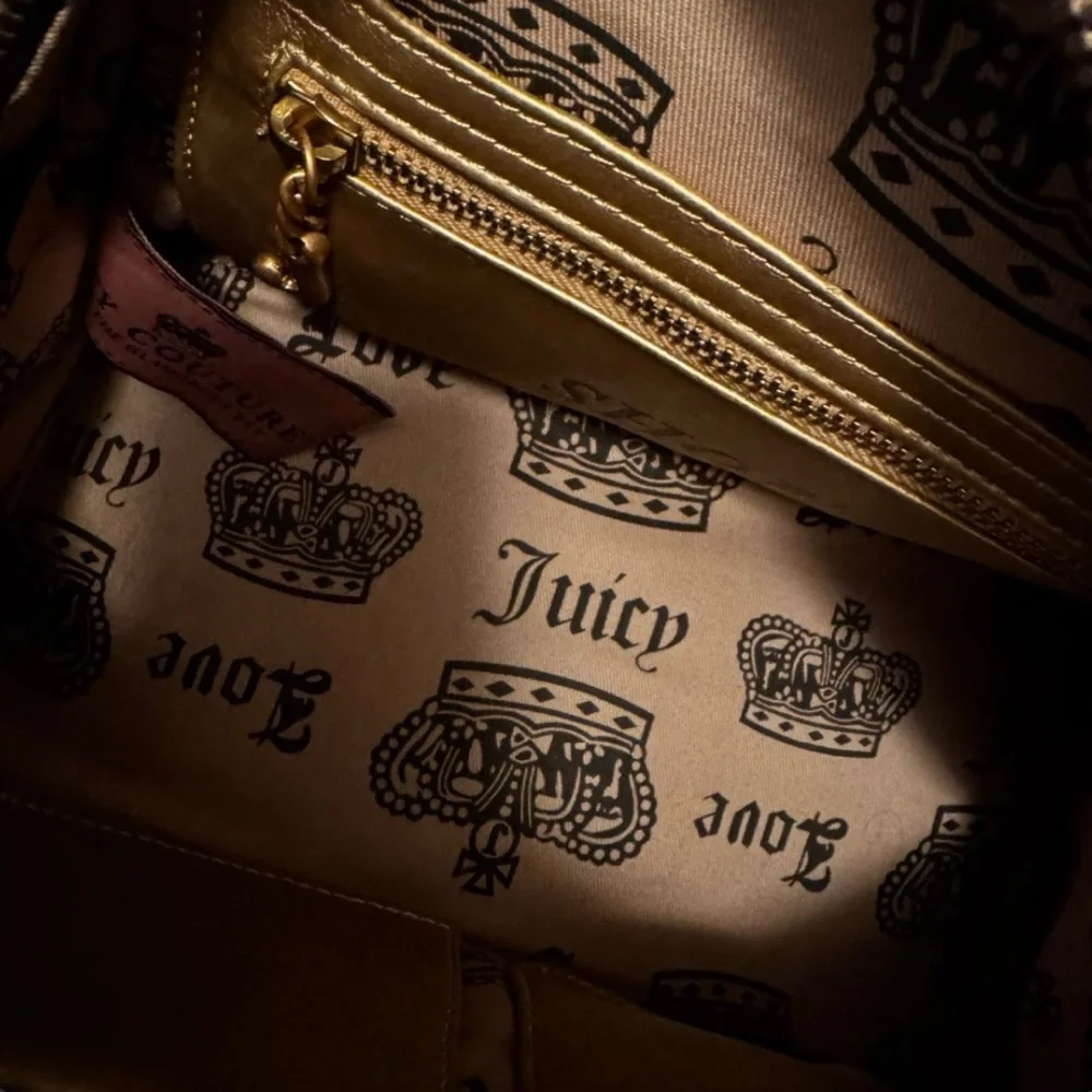 Juicy Couture Brown Suede Dome Handbag - Picture 6 of 6